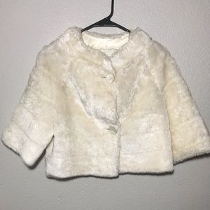 Vintage fur shrug